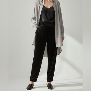 Vtg 90s Y2K Silk Blend Velvet Pants Size M Phoebe Buffay